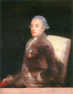 Francisco de Goya Portrait of don Bernardo de Iriarte y Nieves Ravelo oil painting image